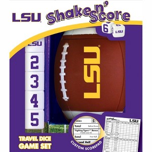 MasterPieces Officially Licensed NCAA LSU Tigers Shake N' Score Dice Game for Age 6 and Up - 1 of 4