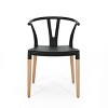 PLASTIC DINING CHAIR(set of 2) - 3 of 4