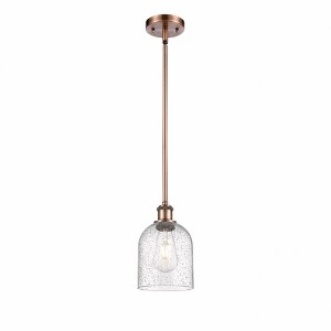 Bella - 1 Light Stem Hung Mini Pendant In Industrial Style-9.5 Inches Tall and 5.5 Inches Wide - 1 of 1