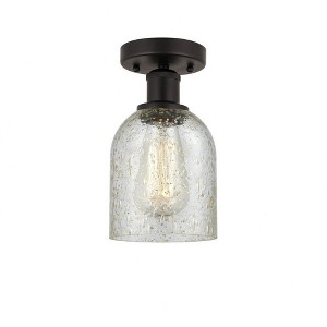 Caledonia - 1 Light Semi-Flush Mount In Industrial Style-9.75 Inches Tall and 5 Inches Wide - 1 of 1