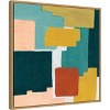 Amanti Art Block Abstract II by Grace Popp Canvas Wall Art Print Framed 22 x 22-in. - 3 of 4