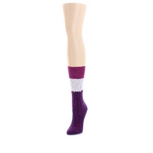 Memoi Women's Distinctone Stripe Soft-Fit Wool Blend Crew - 1 of 3
