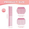 Unique Bargains Stainless Steel Rounded Ends Gentle Care Pet Comb 3 Pcs - 2 of 4