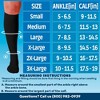 ABSOLUTE SUPPORT – Petite Sheer Short-Length Compression Socks for Women – 15-20mmHg – 3 Pairs – A403 - 4 of 4