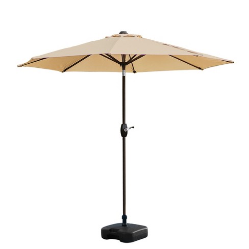 Westintrends 9 Ft Outdoor Patio Market Table Umbrella With Square ...