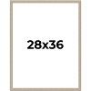 PosterPalooza | 28x36 Thin Barnwood Picture Frame, UV Acrylic, 2 Finishes - Grey and Black - 2 of 4