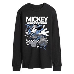 Men's Disney Mickey Y2K Sketches Long Sleeve Graphic T-Shirt