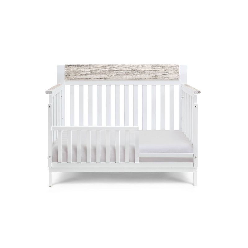 Suite Bebe Hayes Lifetime Crib and Toddler Guard Rail - Coffee/Weathered Stone, 4 of 5