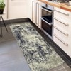 Area Rug with Rubber Backing Machine Washable Rug Modern Abstract Low Pile Rugs Foldable Stain Resistant Indoor Carpet for Living Room Bedroom - 3 of 4