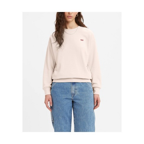 Levi's® Women's Standard Sweatshirt - Pearl Blush Xl : Target
