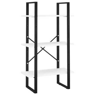 vidaXL - Versatile White Storage Shelf Unit, Perfect for Kitchen, Living Room and Basement