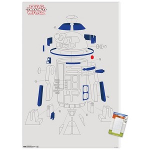 Trends International Star Wars: The Last Jedi - R2 Blowout Unframed Wall Poster Prints - 1 of 4