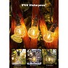 Itopfox Outdoor String Lights, 50FT 25 G40 Bulbs Shatterproof Patio Lights, IP65 Waterproof Dimmable Hanging Connectable Globe LED for Backyard - 3 of 4