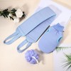 Unique Bargains Shower Bath Brush Kit 8.66"x4.72" 1 Set - 4 of 4