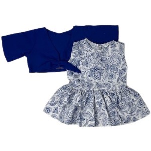 Doll Clothes Superstore Handmade Paisley Dress With Jacket Fits 15-16 Inch Cabbage Patch Kid Dolls - 1 of 4