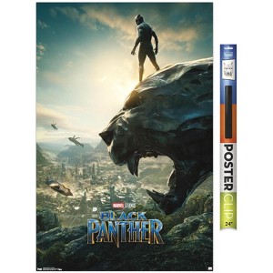 Trends International Marvel Cinematic Universe - Black Panther - Panther Monument One Sheet Unframed Wall Poster Prints - 1 of 4