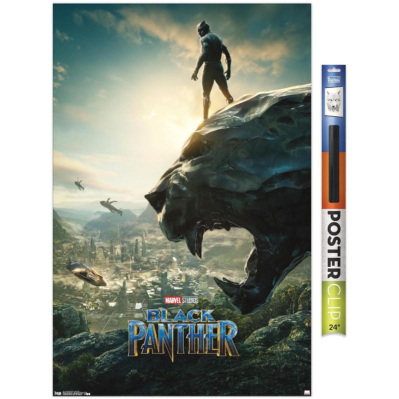 Trends International Marvel Cinematic Universe - Black Panther - Panther Monument One Sheet Unframed Wall Poster Prints, 1 of 6