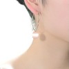 Guili Sterling Silver Round Hoop Earrings with 18k Rose Gold Plating for Sophisticated Style and Modern Versatility, Perfect for Any Look - 3 of 3