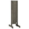 vidaXL Garden Trellis Fence Gray 59.1 in.x31.5 in. Solid Firwood - 4 of 4