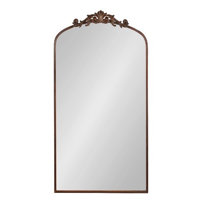 Arendahl Bronze Full Length Baroque Arch Wall Mirror