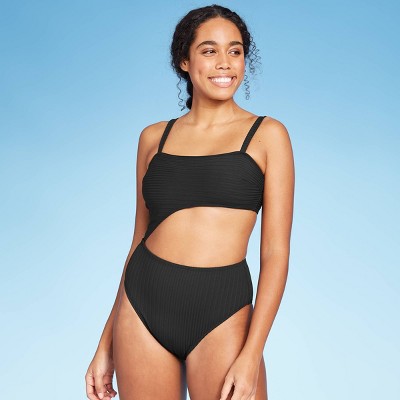 women's one piece cutout swimsuit