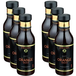 3 Dragons Zesty Orange Sauce - Case of 6 - 12 fl OZ - 1 of 4