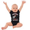 All I Want For Christmas Some Space Baby Romper Boys or Girls Brisco Brands - 3 of 4