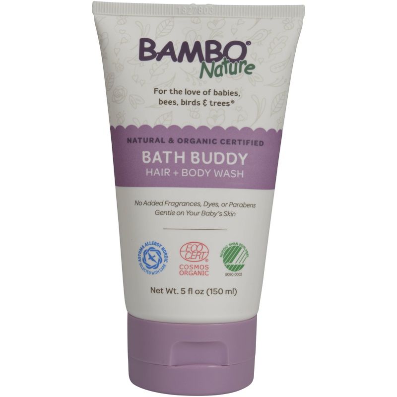 Bambo Nature Bath Buddy Hair and Body Wash - 5 fl oz, 1 of 5