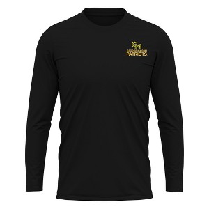 George Mason University Adult Sport Long Sleeve Left Chest Logo, Athletic Heather - 1 of 4