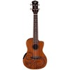 Luna Tattoo Mahogany Concert Acoustic-Electric Ukulele Mahogany with Tattoo Laser Etching and Satin Finish - 2 of 2