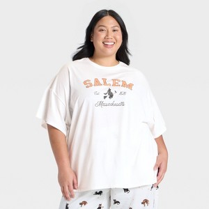 Women's Halloween Oversized Sleep T-Shirt - Hyde and EEK! Boutique™ - 1 of 3