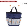 Unique Bargains 600D Oxford Waterproof Garden Tool Organizer Storage Carrier Bags 9.5" x 5.9" x 11.8" 2 Pcs - 3 of 4