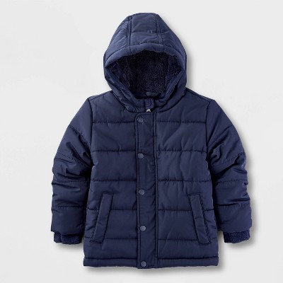 Cat Jack Brandclub Toddler Heavyweight Puffer Jacket Cat Jack Navy Blue 4T