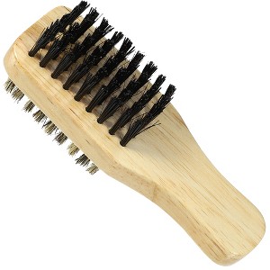 Unique Bargains Men's Dual Side Beard Bristle Hair Brush 1 Pc - 1 of 4