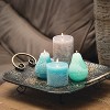 Vance Kitira 6" Dove Gray Timber Pillar Candle ,Scentless, Clean-Burning, Environmental Friendly - 4 of 4