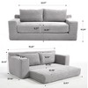 Lycvki Convertible 2-in-1 Design Sofa with Memory Foam and Steel Frame - 3 of 4