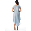 Riviera Sun Womens Embroidered Summer Dress - Short Sleeve Beach Cover Up with Woolen Embroidery- Dresses for Women - 3 of 3