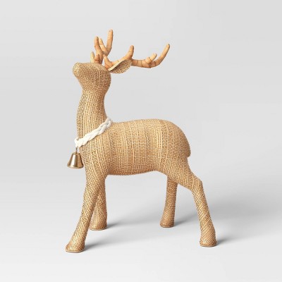 Woven Standing Deer Decorative Figurine Brown - Threshold™