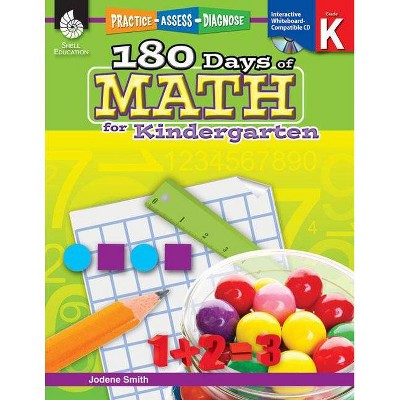 Photo 1 of 180 Days of Math for Kindergarten - (Practice, Assess, Diagnose) by  Jodene Lynn Smith (Paperback)
