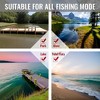 Kumasinova Reclining Camping Chairs with Backrest,Portable Beach Chair with Cushion(&Detachable Footrest),Outdoor Folding Chair for Camping,Fishing - 3 of 4