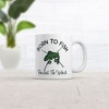 Crazy Dog T-Shirts Born To Fish Forced To Work Mug Funny Sarcastic Fishing Graphic Novelty Coffee Cup-11oz - 2 of 4