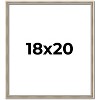 PosterPalooza | Classic Modern Silver Picture Frame - UV Acrylic, Foam Board Backing, Hanging Hardware - 2 of 4