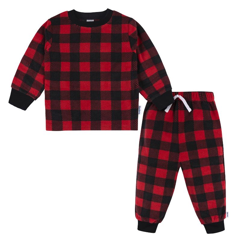 Gerber Baby and Toddler Boys' Fleece Pajamas - 2-Piece, 1 of 7