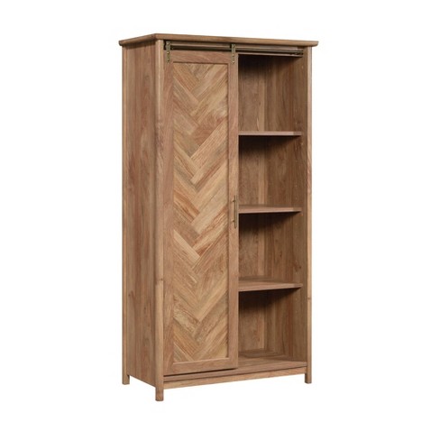 Sauder Coral Cape Storage Cabinet in Glacier Oak