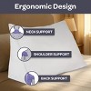 Yorkshire Home Down Alternate Reading Wedge Pillow: Hypoallergenic Cotton, Machine Washable Support Pillow - 3 of 4