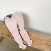 MyKids-Usa Baby Girl Solid Color Foot Pantyhose Plus Velvet Warm Big PP Leggings - 4 of 4