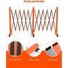 Expandable Garden Fence, Portable Folding Barricade Gate Outdoor with 360°Casters,Retractable Fence with Reflective Sticker - 3 of 4
