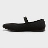 Women's Shiloh Knit Mary Jane Ballet Flats - A New Day™ Black - 2 of 4