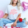 Simply Sage Market Women's Be Mine Short Sleeve Graphic Tee - 2 of 4