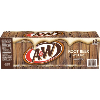 A&#38;W Root Beer Soda - 12pk/12 fl oz Cans_1